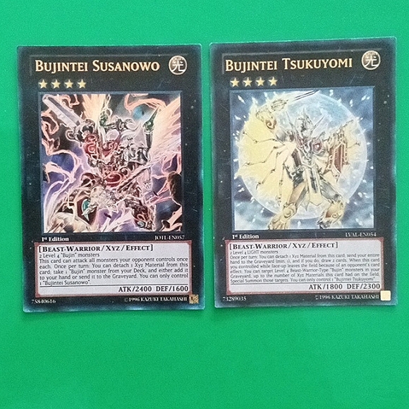 Yu-Gi-Oh! Bujintei Tsukuyomi & Bujintei Susanowo twin set - Picture 1 of 7
